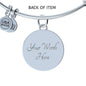 Luxury Bangle With Circle Pendant - Happyboca