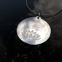 Just Breath - Silver Necklace