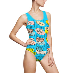 Women's Classic One-Piece Swimsuit - Happyboca