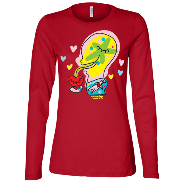 Ladies' Long Sleeve Tee - Happyboca