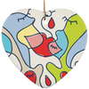 Ceramic Heart Ornament - Happyboca