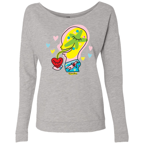 Ladies' Long Sleeve Tee - Happyboca