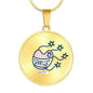 Necklace - Round Pendant - Happyboca