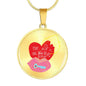 Necklace - Round Pendant - Happyboca