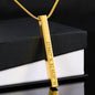 Vertical Stick Necklace