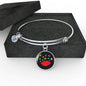 Luxury Bangle With Circle Pendant - Happyboca