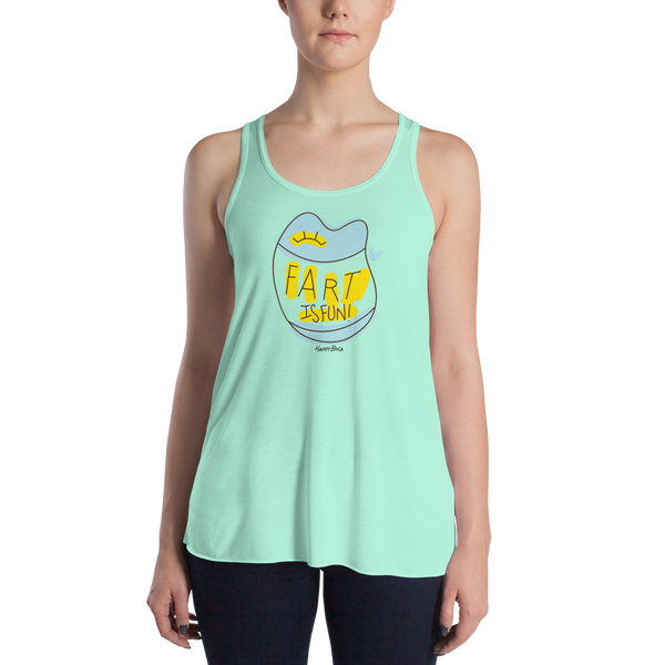 Women's Flowy Racerback Tank - Happyboca