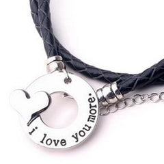 I Love You More - Hand Stamp Bracelet - Happyboca