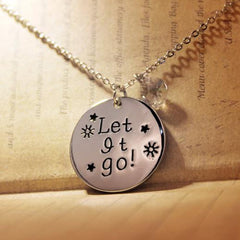 Let It Go - Pendant Necklace - Happyboca