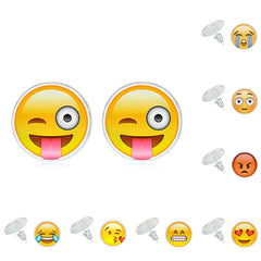 LAUGH Fun Emoji Stud Earring - Happyboca