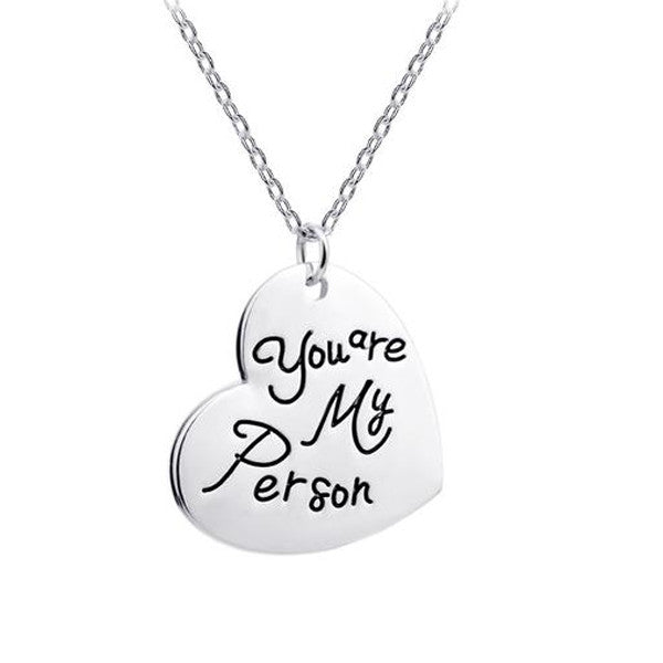 You Are My Person White Gold - Happyboca