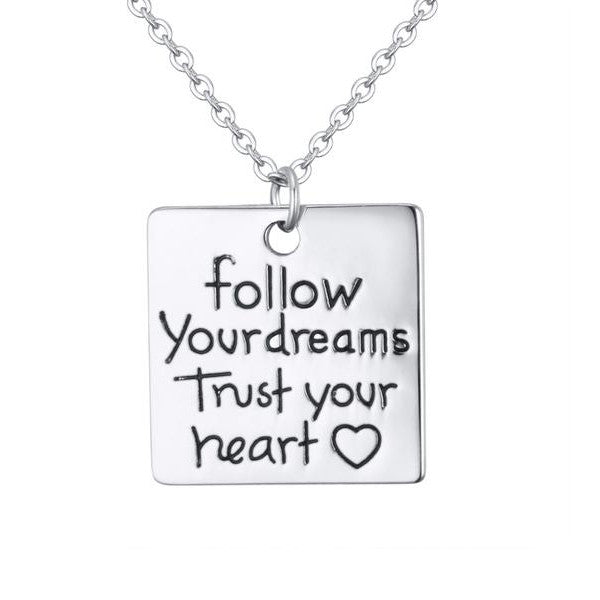 Trust Your Heart Charm Pendant - Happyboca